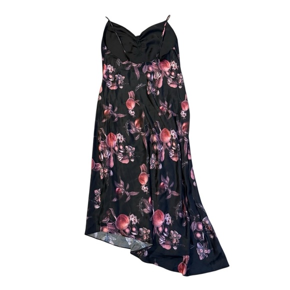 ALLSAINTS Alexia Soleil Dress in Dark Cherry Pink Size 10 - Picture 3 of 7